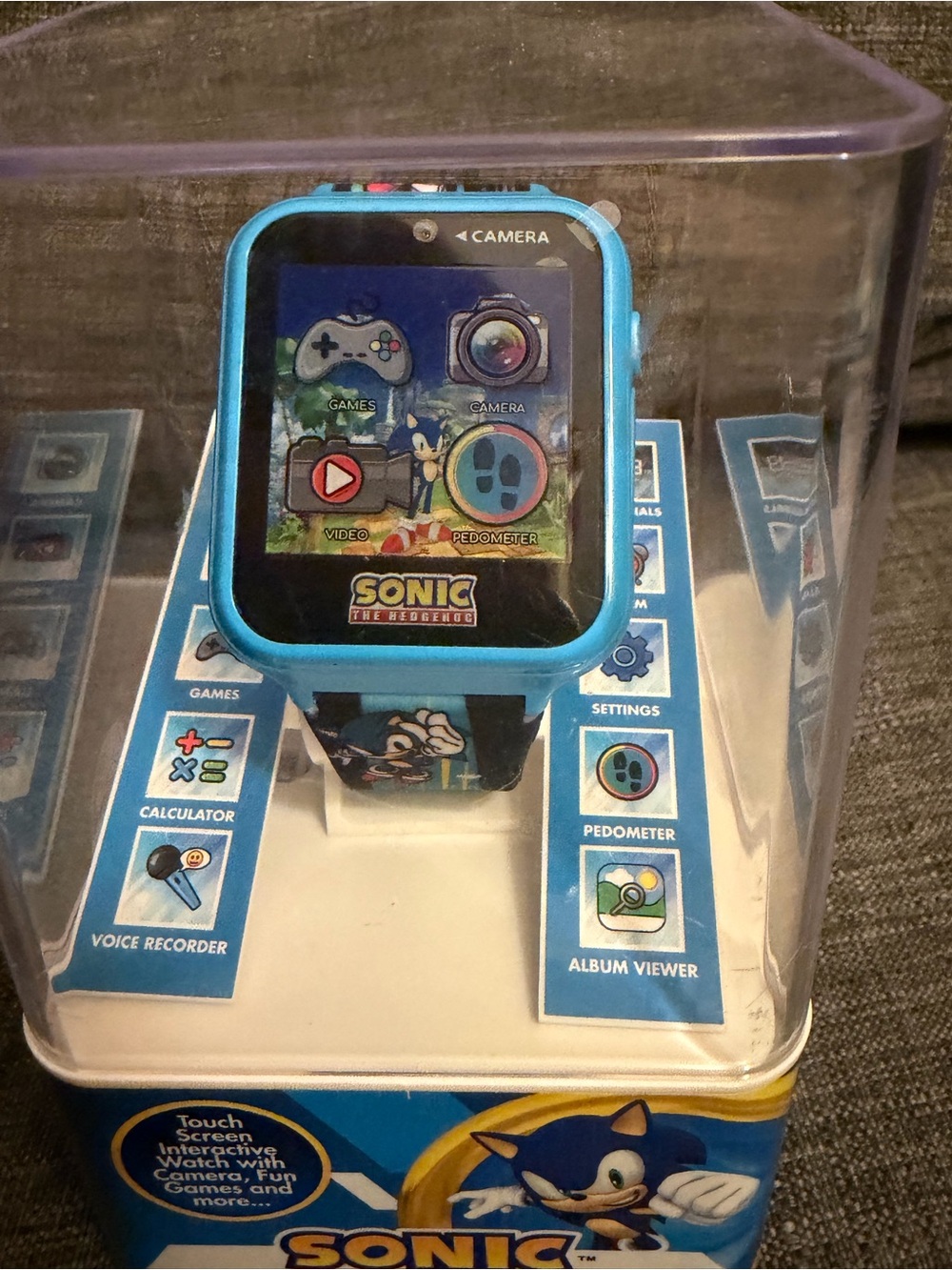 Sega Sonic The Hedgehog Interactive Touchscreen Watch BY Accutime